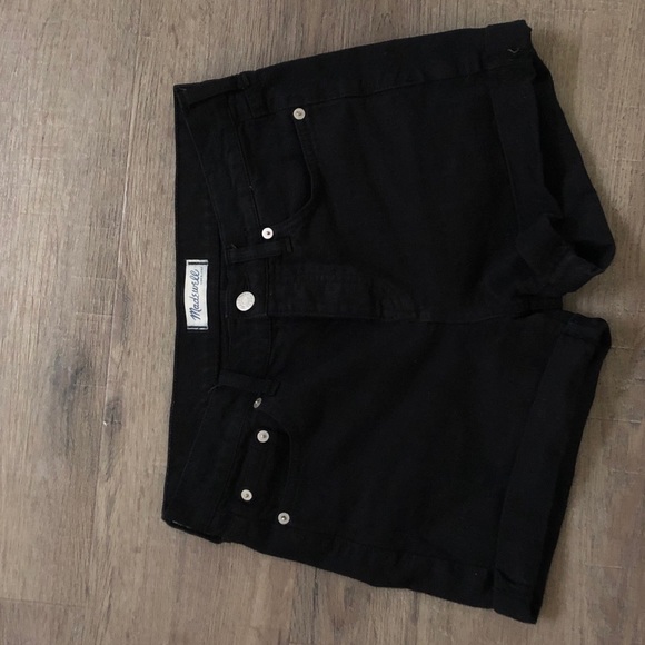 Madewell boyfriend shorts denim-black